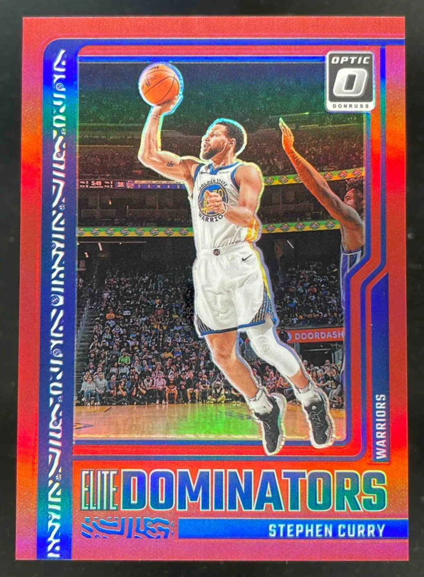 2023-24 Panini Donruss Optic Elite Dominators Red #13 Stephen Curry /99
