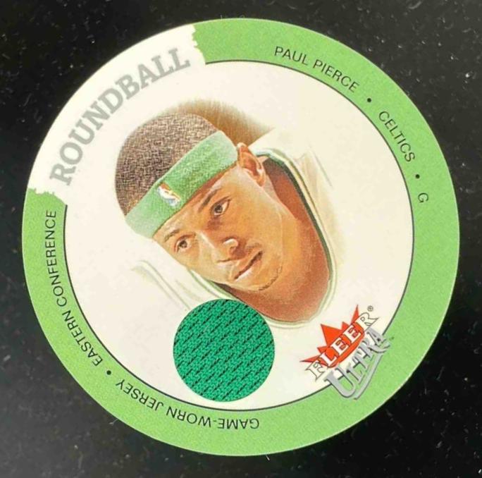 2003-04 Fleer Ultra Roundball Discs Game Used #D-PP Paul Pierce MEM