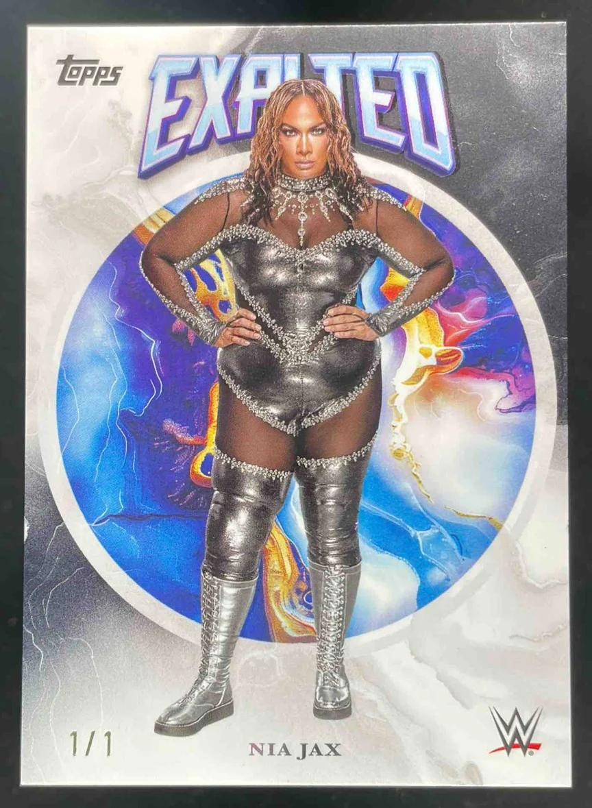 2025 Topps Exalted Black #39 Nia Jax 1/1