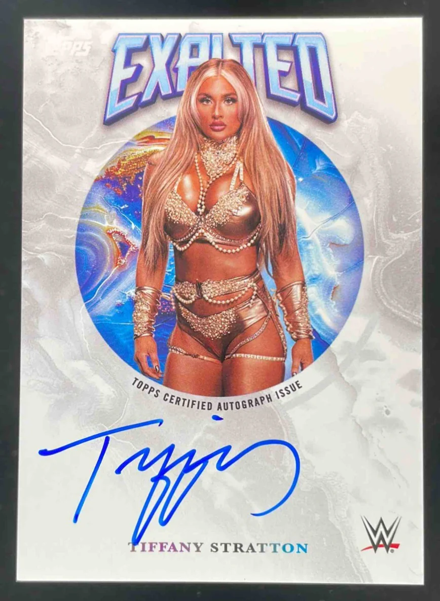 2025 Topps Exalted Autographs #EXA-TIF Tiffany Stratton Auto