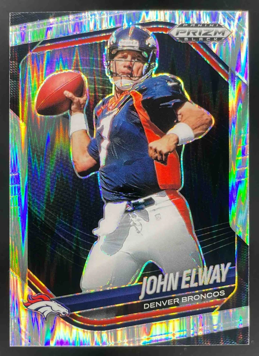 2025 Panini Prizm Black Skewed Prizm #49 John Elway /249
