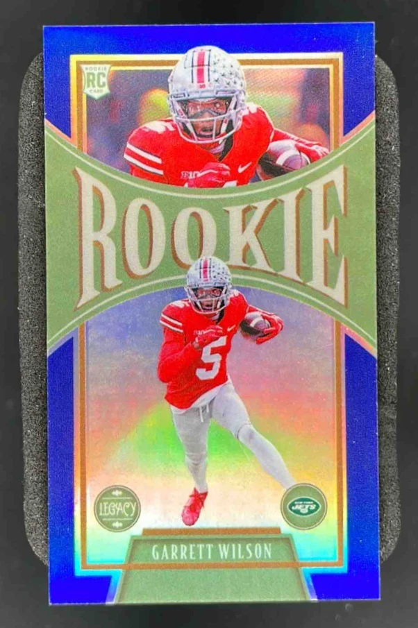 2022 Panini Legacy Blue #152 Garrett Wilson RC /50
