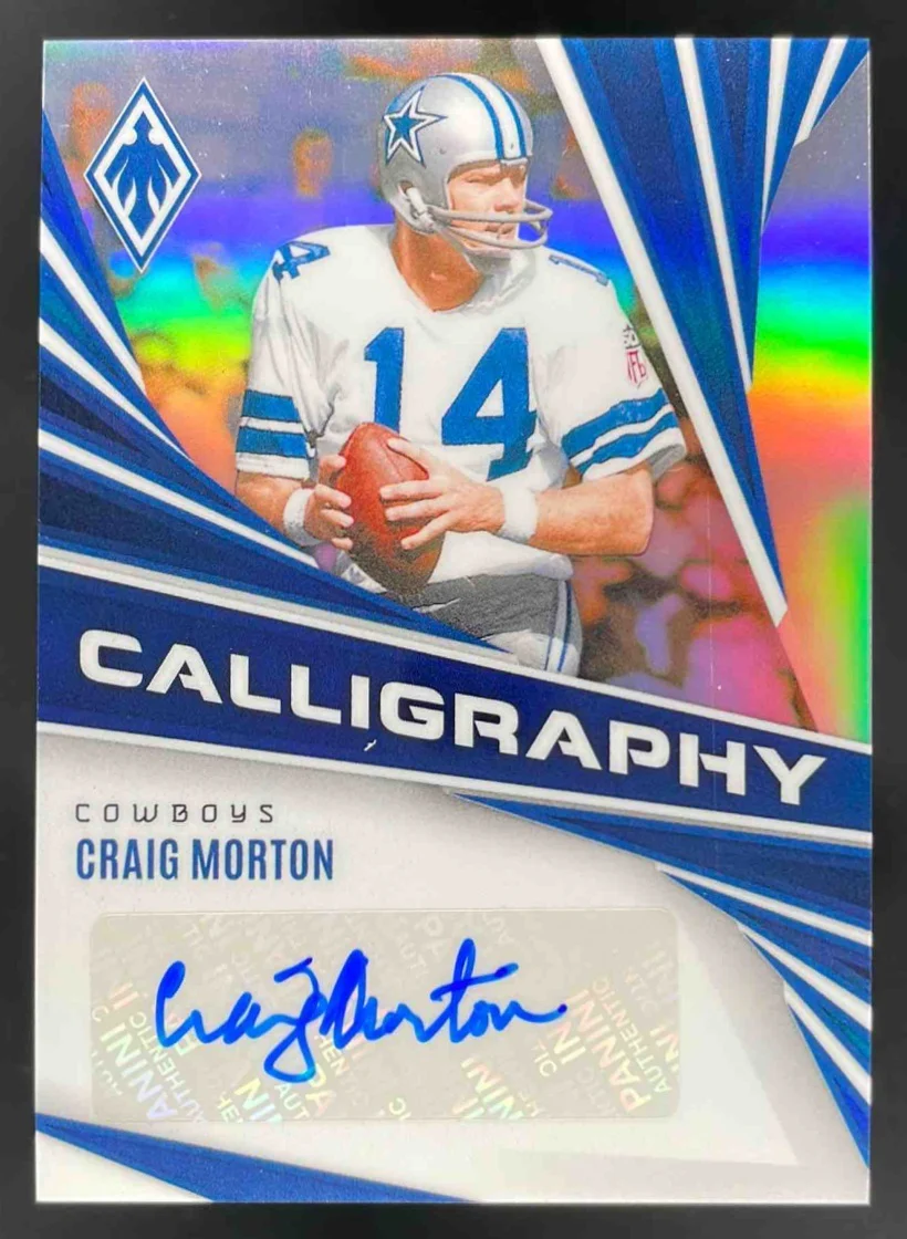 2024 Panini Phoenix Calligraphy #C-CMN Craig Morton Auto