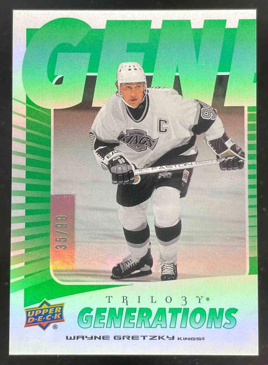 2023-24 Upper Deck Trilogy Generations Green #TG-16A Wayne Gretzky /99