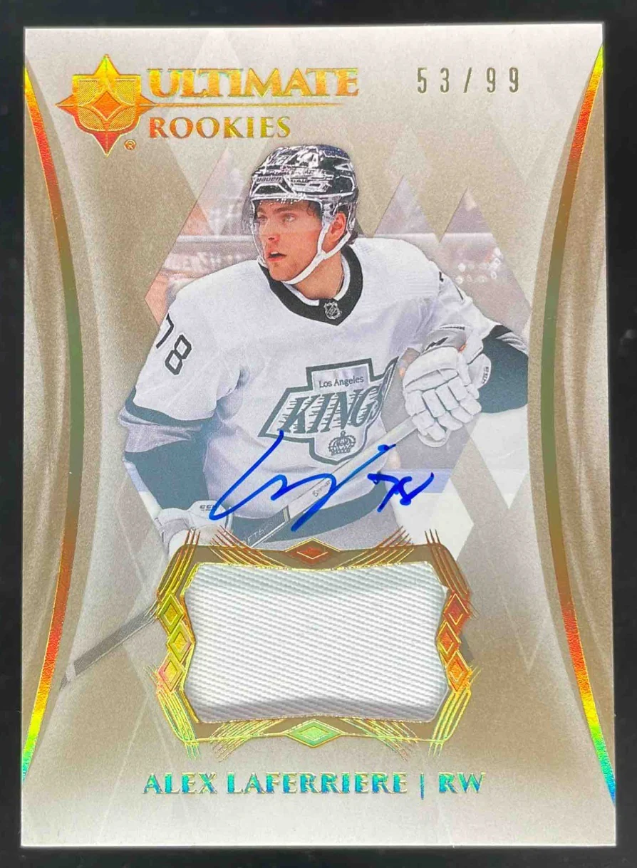 2023 Ultimate Collection Ultimate Rookies Jersey #109 Alex Laferriere Auto /99