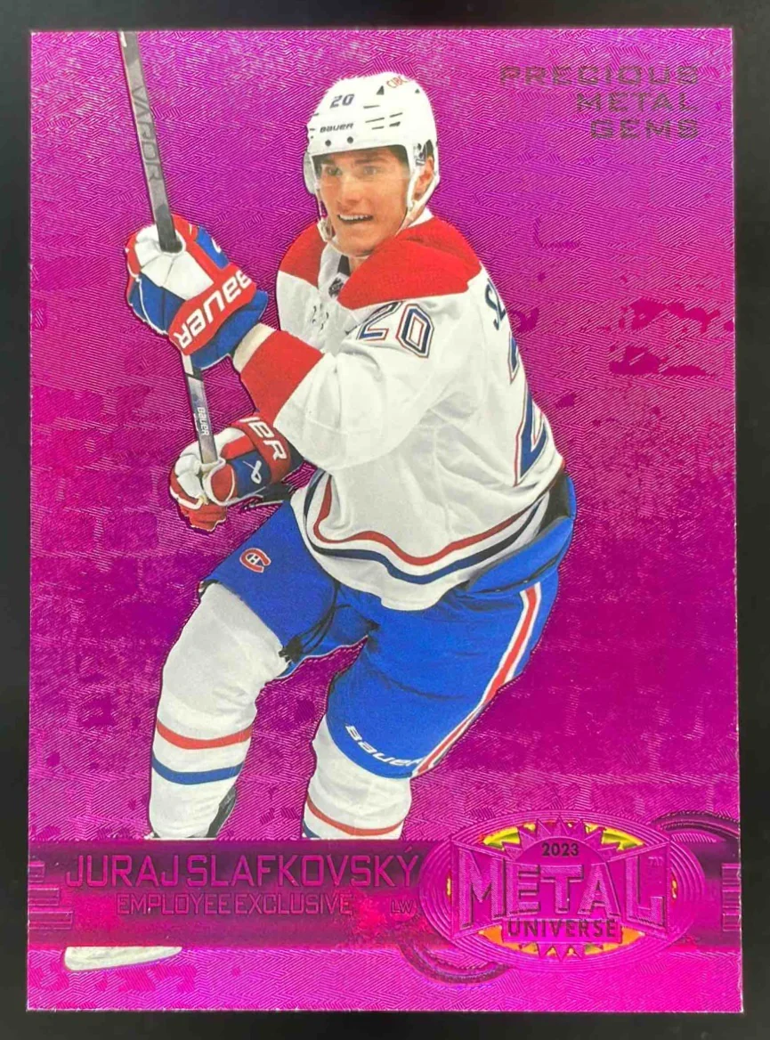 2023 Metal Universe Employee Exclusive Pink #UD-JS Juraj Slafnovsky