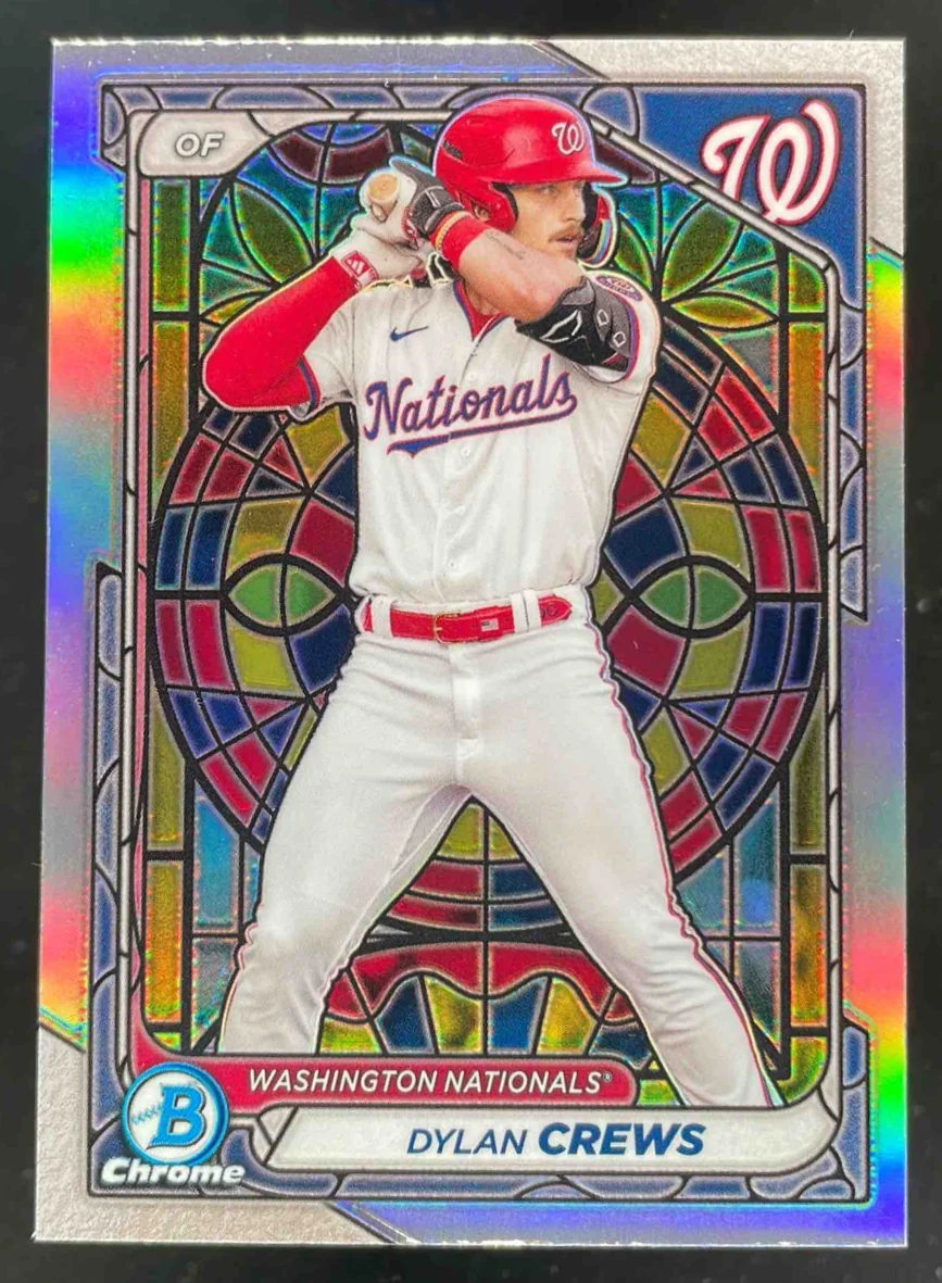 2024 Bowman Chrome Etched in Glass Variations #BCP-193 Dylan Crews