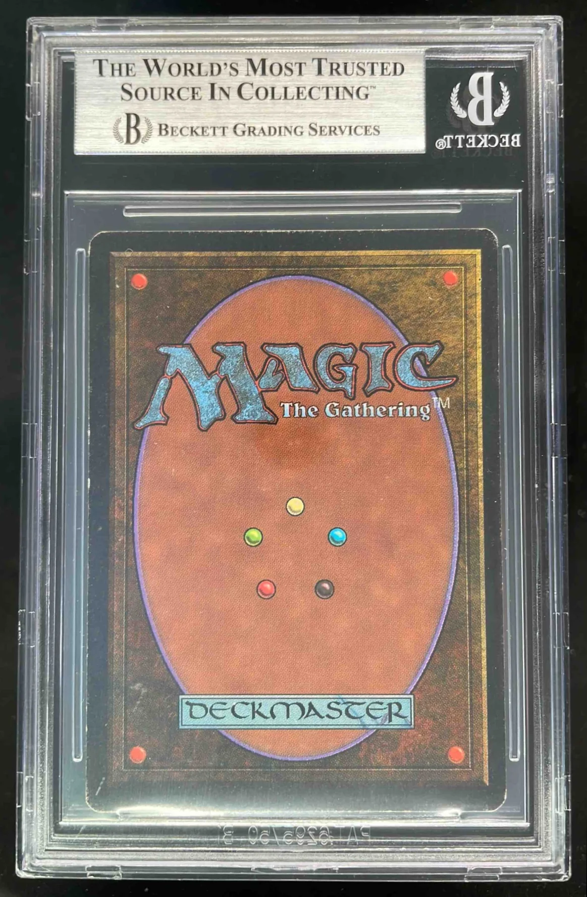 1993 Magic The Gathering Unlimited Mox Ruby R BGS 6.5 - Image 2