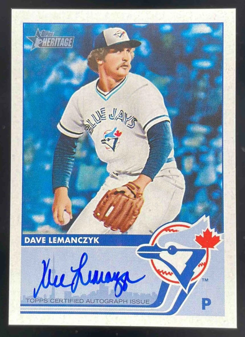 2026 Topps Heritage Expansion Autographs #EA-DL Dave Lemanczyk Auto