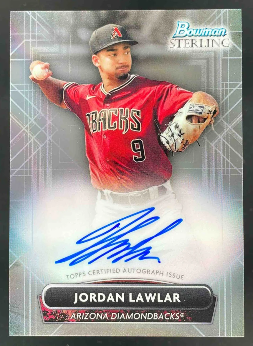 2022 Bowman Sterling Prospect Autographs #PA-JL Jordan Lawlar Auto