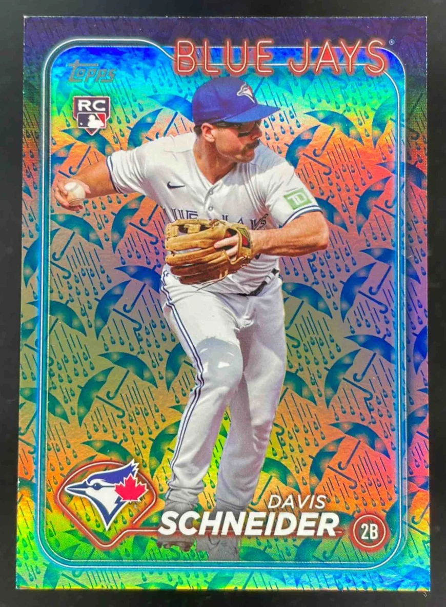 2024 Topps Holiday Umbrellas #189 Davis Schneider RC /10