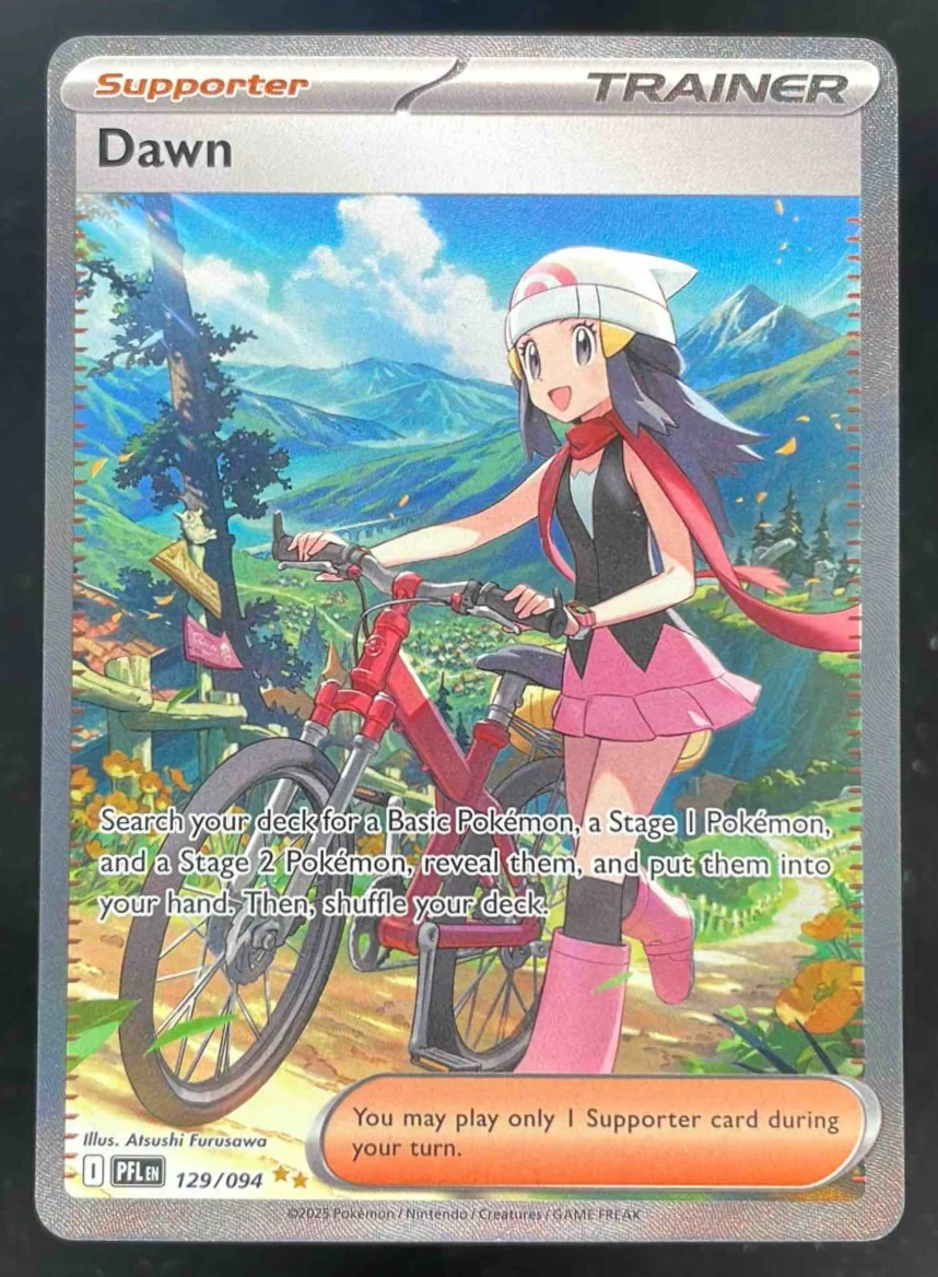 2025 Pokemon Phantasmal Flames #129/094 Dawn Special Illustration Rare