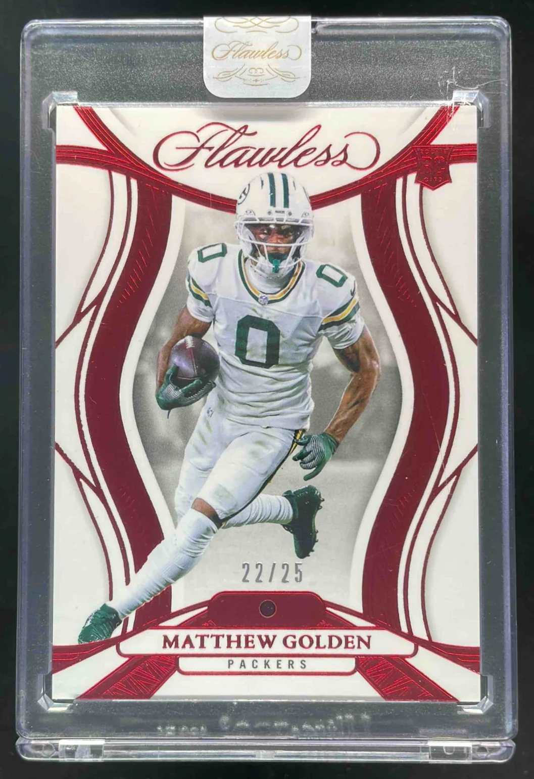 2025 Panini Flawless Rookies #87 Matthew Golden RC /25