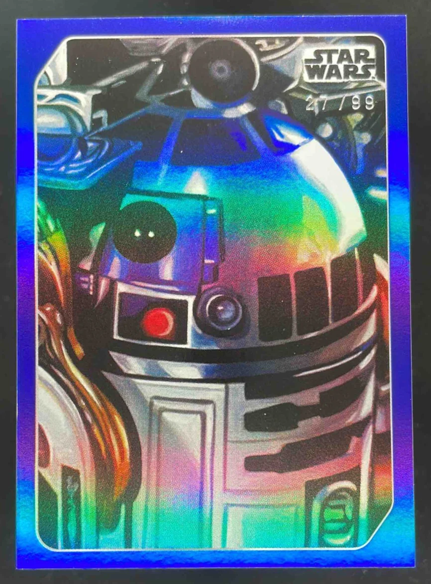 2023 Topps Star Wars Galaxy Wars Celebration Europe 2023 -Blue #10 R2-D2/99