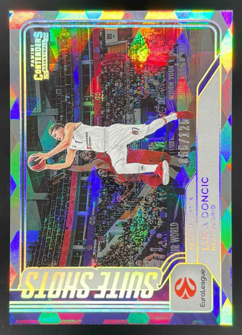 2025-26 Panini Contenders EuroLeague Suite Shots Playoff #2 Luka Doncic /125