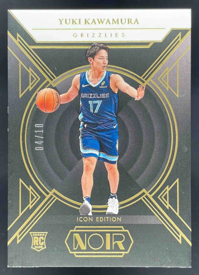 2024 Panini Noir Rookies Icon Edition Gold #197 Yuki Kawamura /10