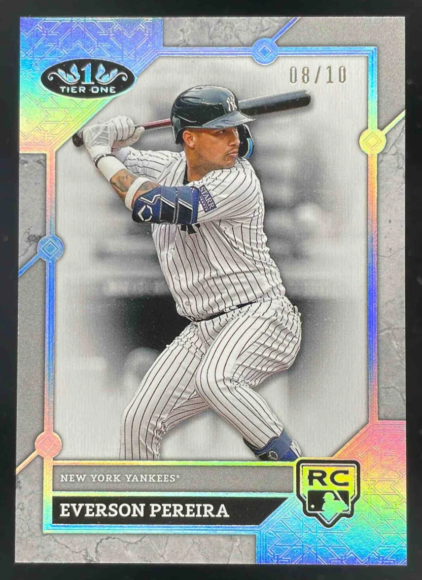 2024 Topps Tier One Holo Silver Foil #86 Everson Pereira RC /10