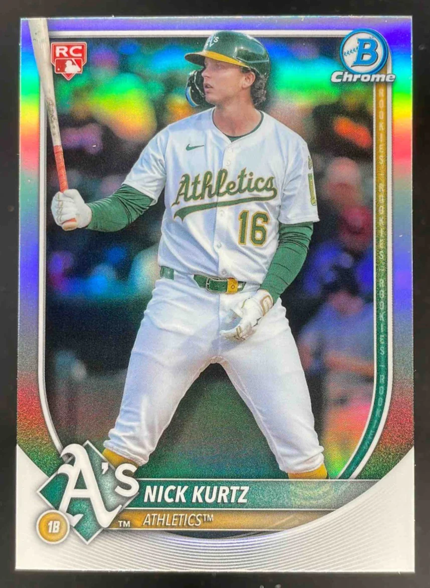 2025 Bowman Chrome Red RC Variation #93 Nick Kurtz RC