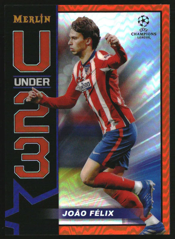 2020-21 Merlin UEFA Champions League U23 Stars Orange Refractors Joao Felix /25