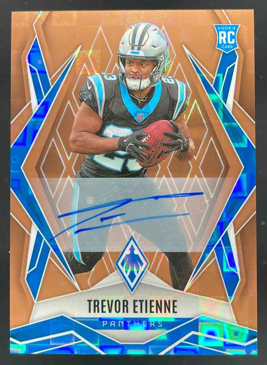 2025 Phoenix Rookies Bronze Pandora Prizm #183 Trevor Etienne RC Auto /99
