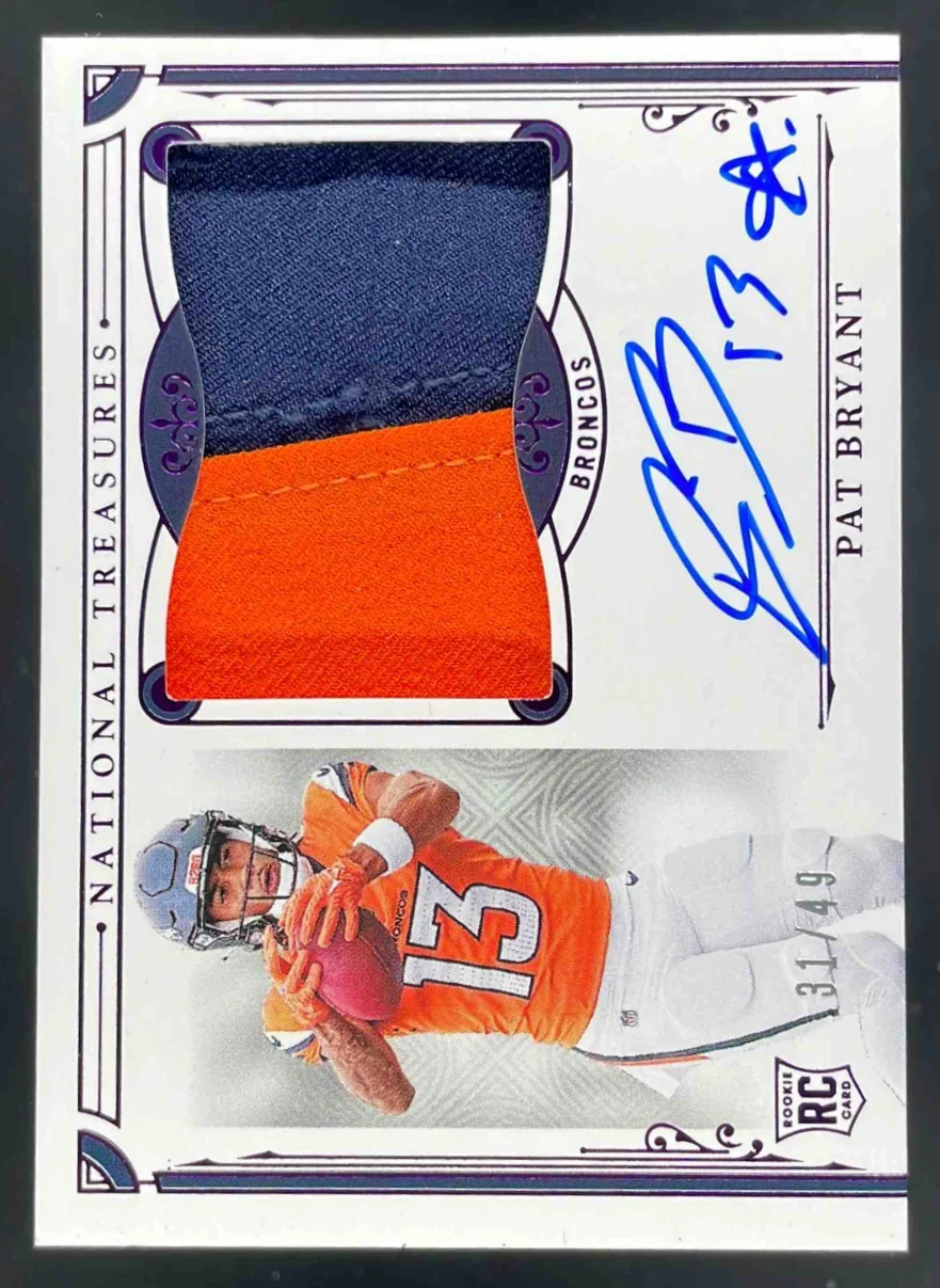 2025 National Treasures Rookie Patch Purple #188 Pat Bryant RC Auto /49
