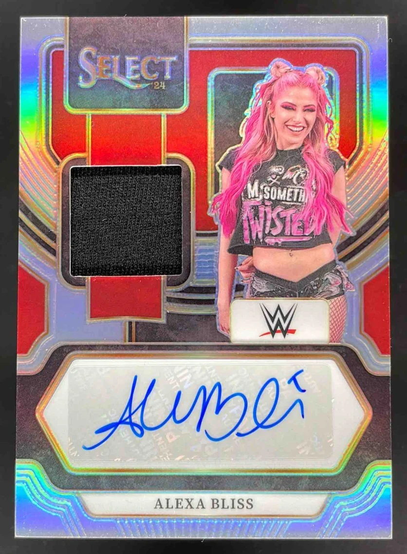 2024 Panini Select WWE Autographed Memorabilia #AM-ABS Alexa Bliss Auto /99