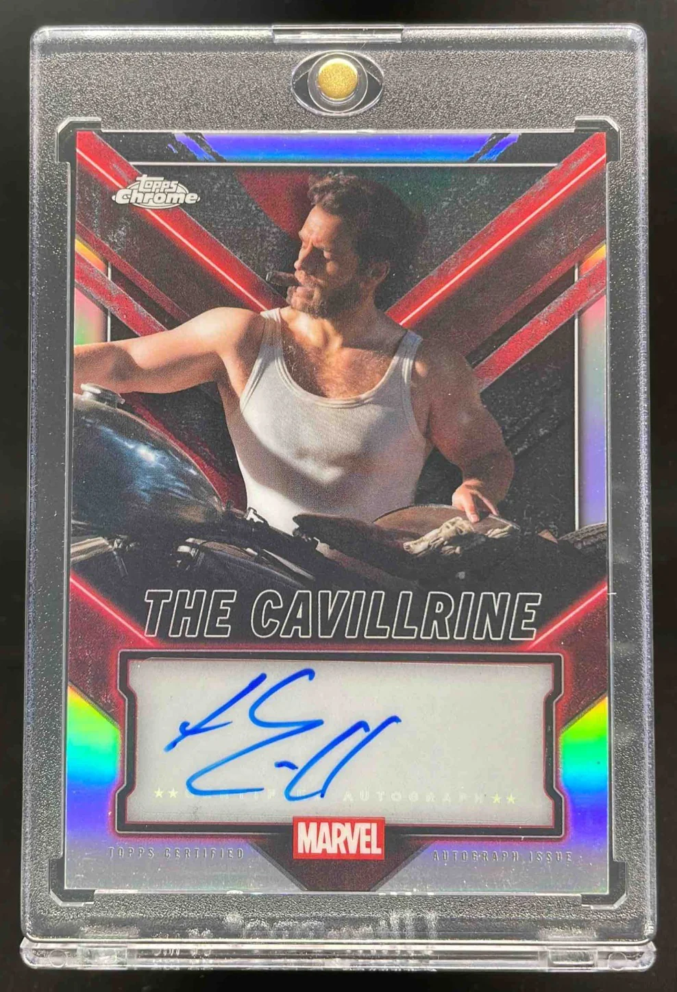 2025 Topps Chrome Deadpool Chrome Autographs #TC-HC Henry Cavill Auto