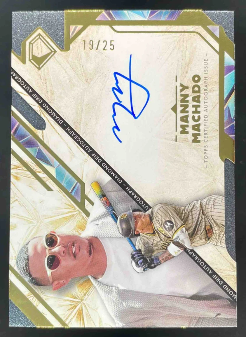 2025 Topps Diamond Icons Diamond Drip Autograph #DDA-MM Manny Machado Auto /25