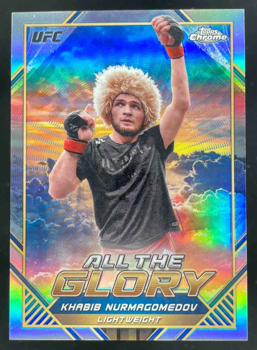 2024 Topps Chrome UFC All the Glory #ATG-9 Khabib Nurmagomedov