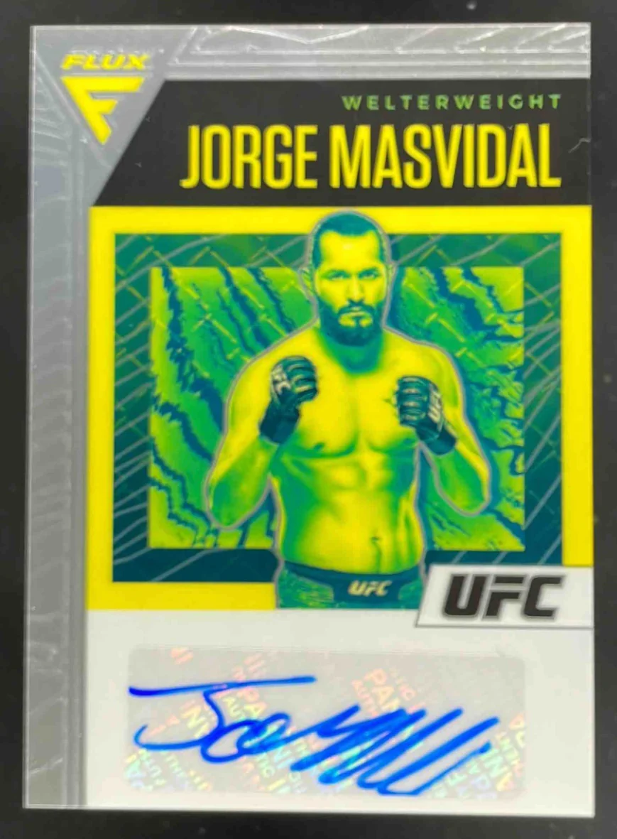 2021 Panini Chronicles UFC Flux Auto #FA-JMV Jorge Masvidal Autograph Auto