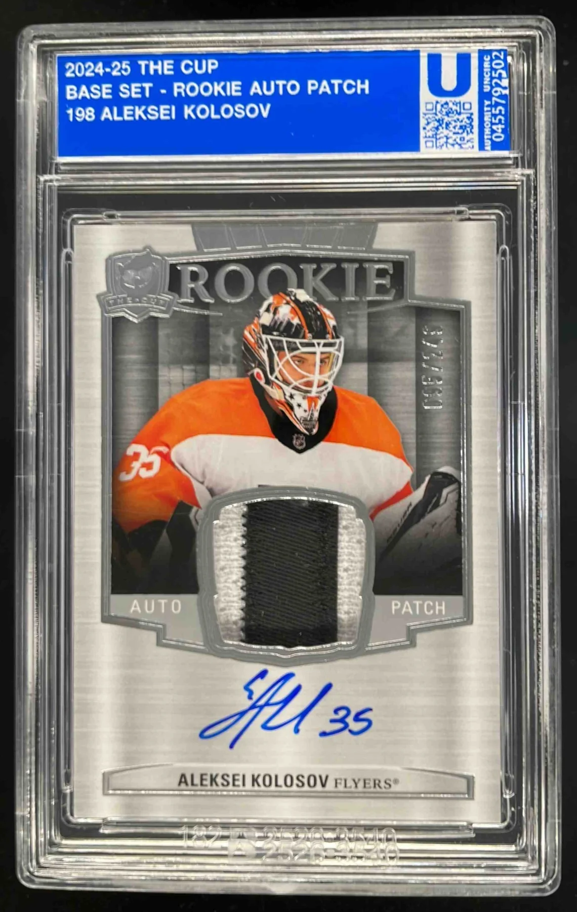2024-25 Upper Deck The Cup #198 Aleksei Kolosov Rookie Patch Auto /249