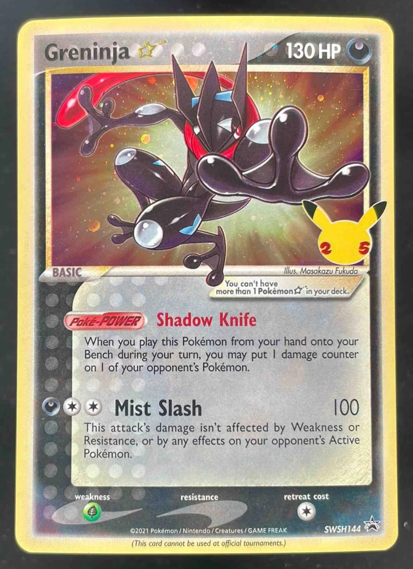 2021 Pokemon Sword & Shield Black Star Promos #SWSH144 Greninja