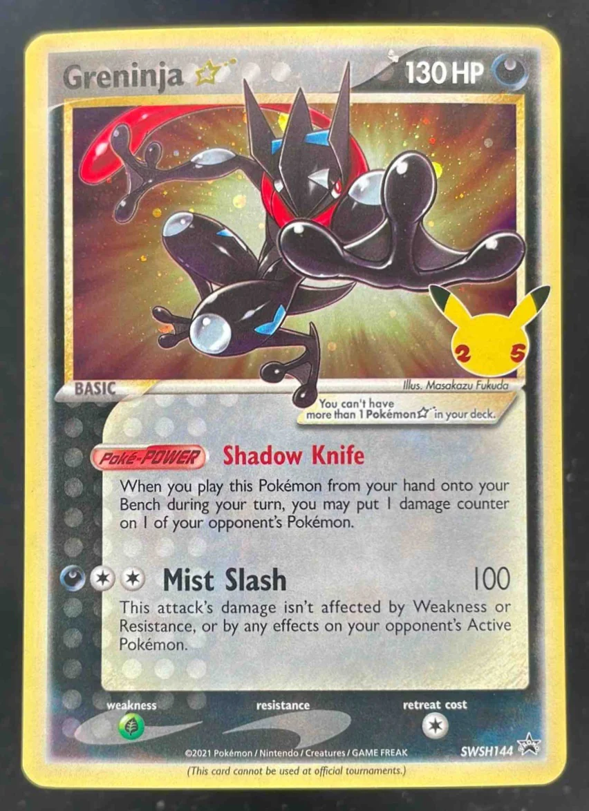 2021 Pokemon Sword & Shield Black Star Promos #SWSH144 Greninja