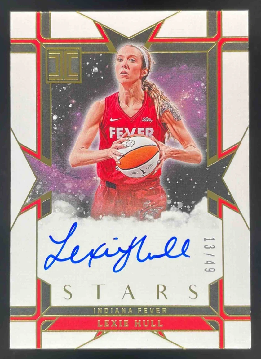 2025 Panini Impeccable WNBA Stars Signatures Gold #8 Lexie Hull Auto /49