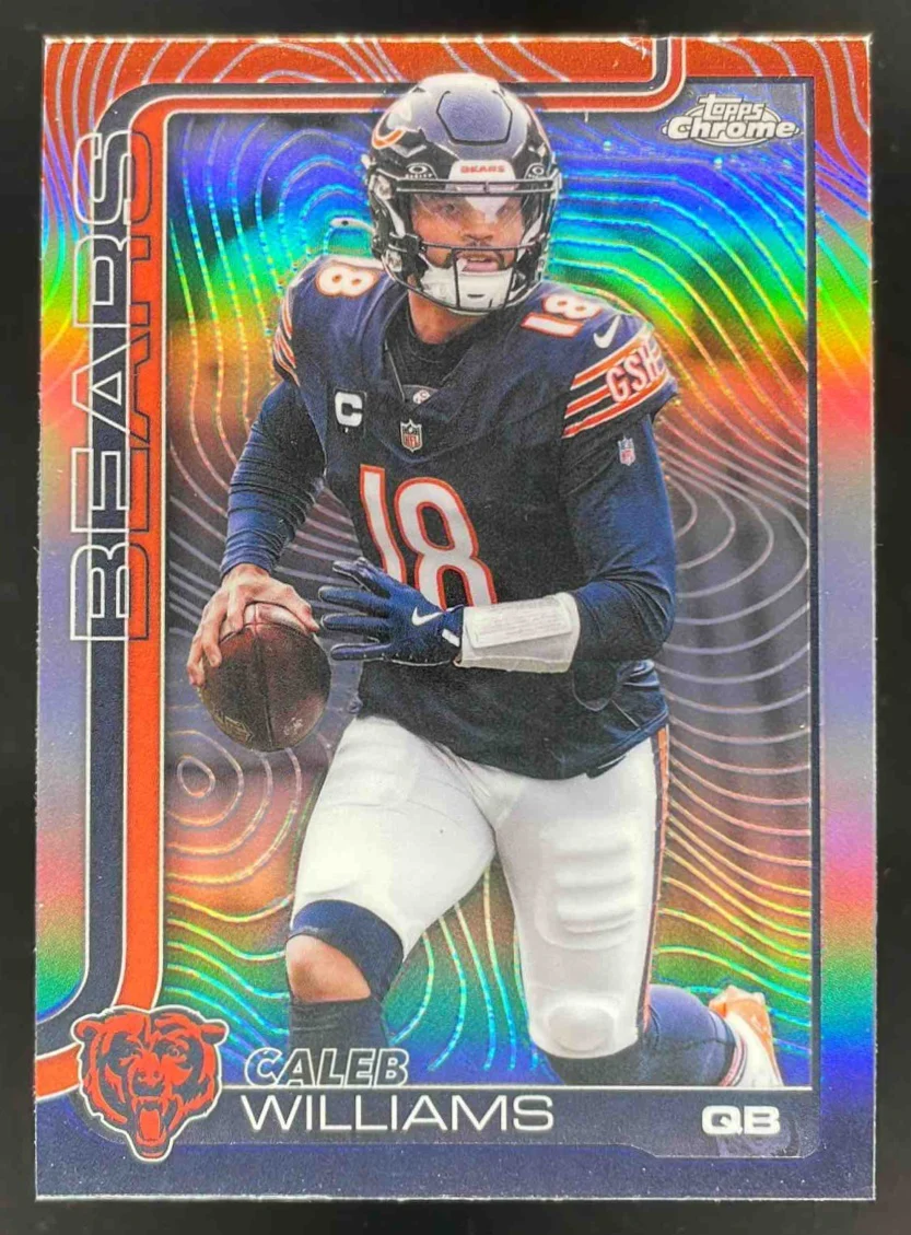 2025 Topps Chrome Etch Variation #52 Caleb Williams SSP