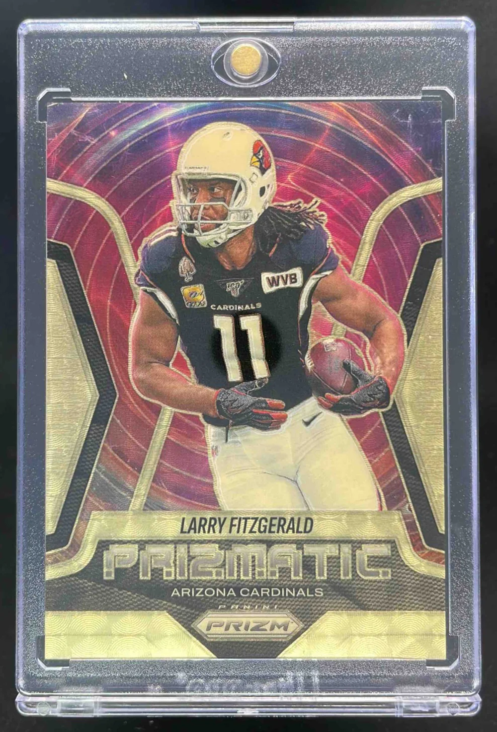 2025 Panini Prizm Prizmatic Gold Vinyl Prizm #14 Larry Fitzgerald /5