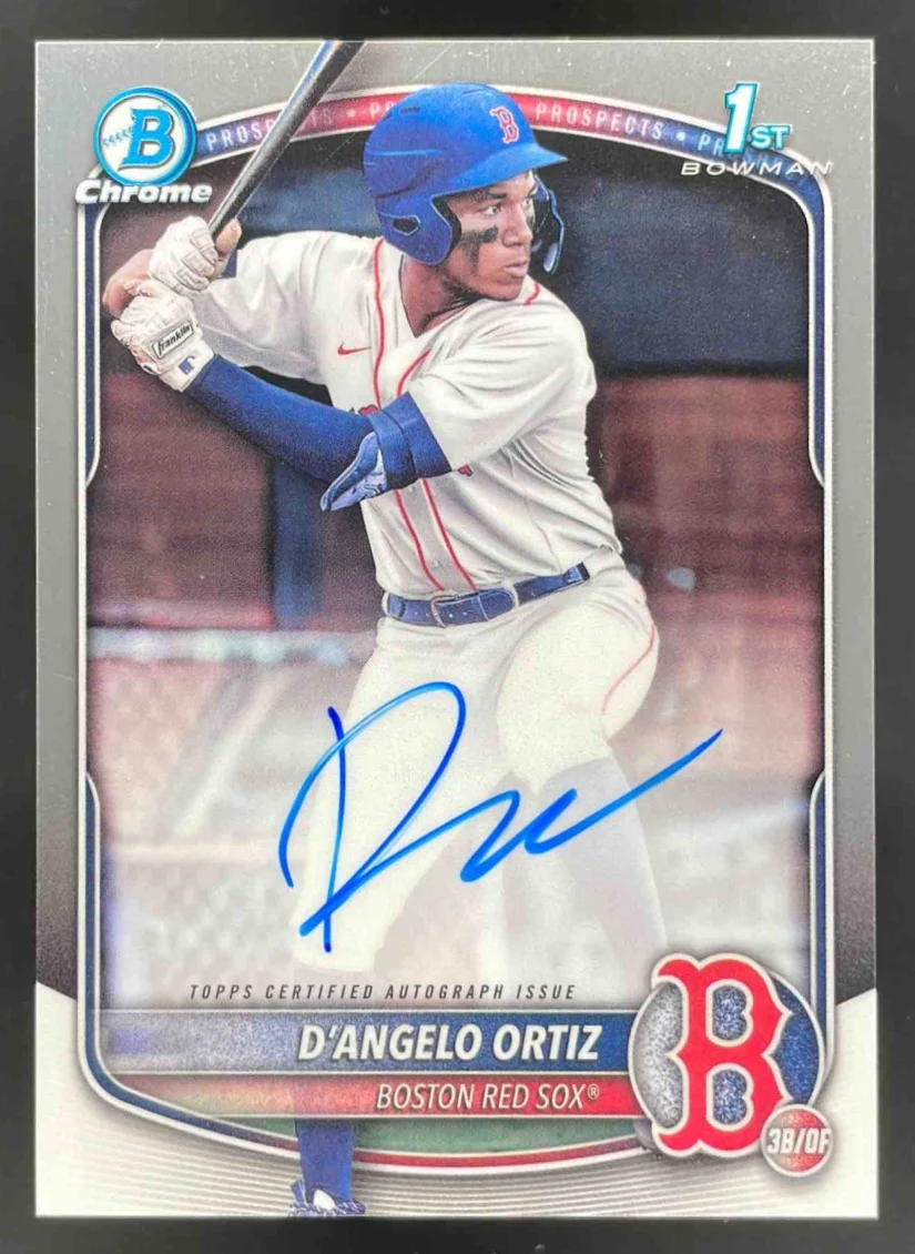 2025 Bowman Chrome Prospect Autographs #CPA-DO D Angelo Ortiz RC Auto