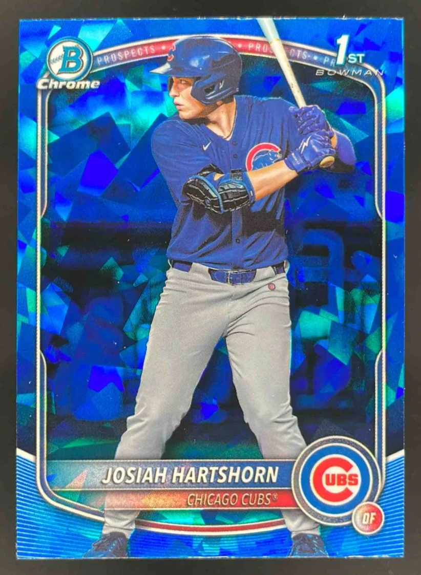 2025 Bowman Draft Sapphire Chrome #BDC-21 Josiah Hartshorn RC