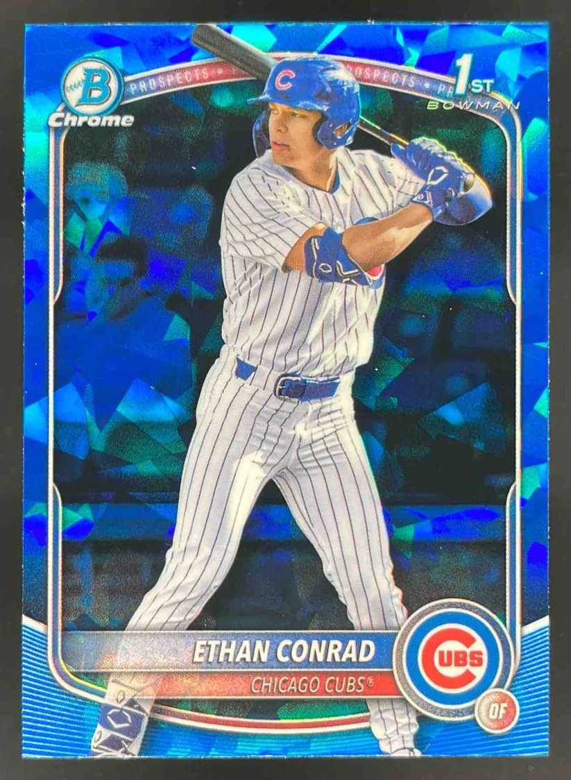 2025 Bowman Draft Sapphire Chrome #BDC-17 Ethan Conrad