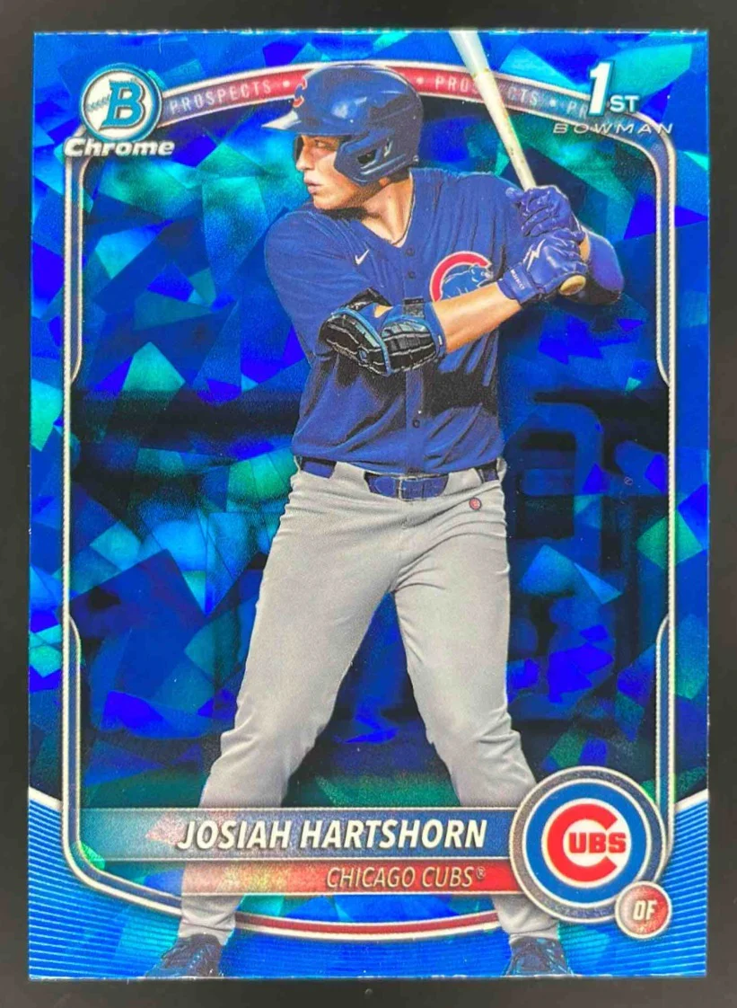 2025 Bowman Draft Sapphire Chrome #BDC-21 Josiah Hartshorn RC
