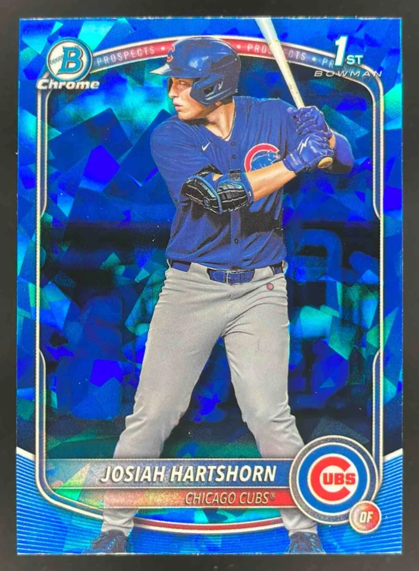 2025 Bowman Draft Sapphire Chrome #BDC-21 Josiah Hartshorn RC