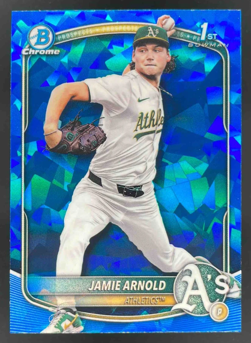 2025 Bowman Draft Sapphire Chrome #BDC-30 Jamie Arnold RC
