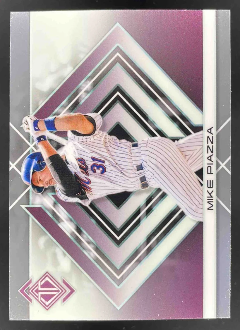 2025 Topps Transcendent Collection Icons Chrome Image Variations #32 Mike Piazza