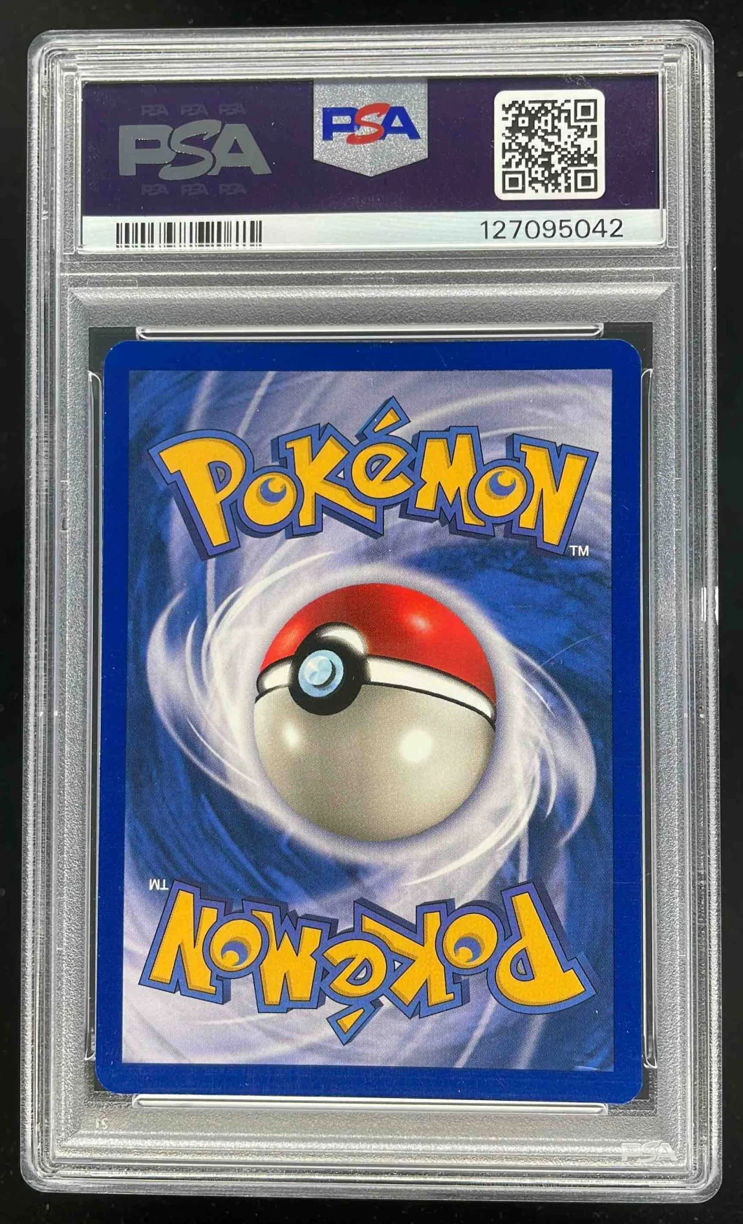 1999 Pokemon Unlimited #7/102 Hitmonchan Rare Holo PSA 8 - Image 2