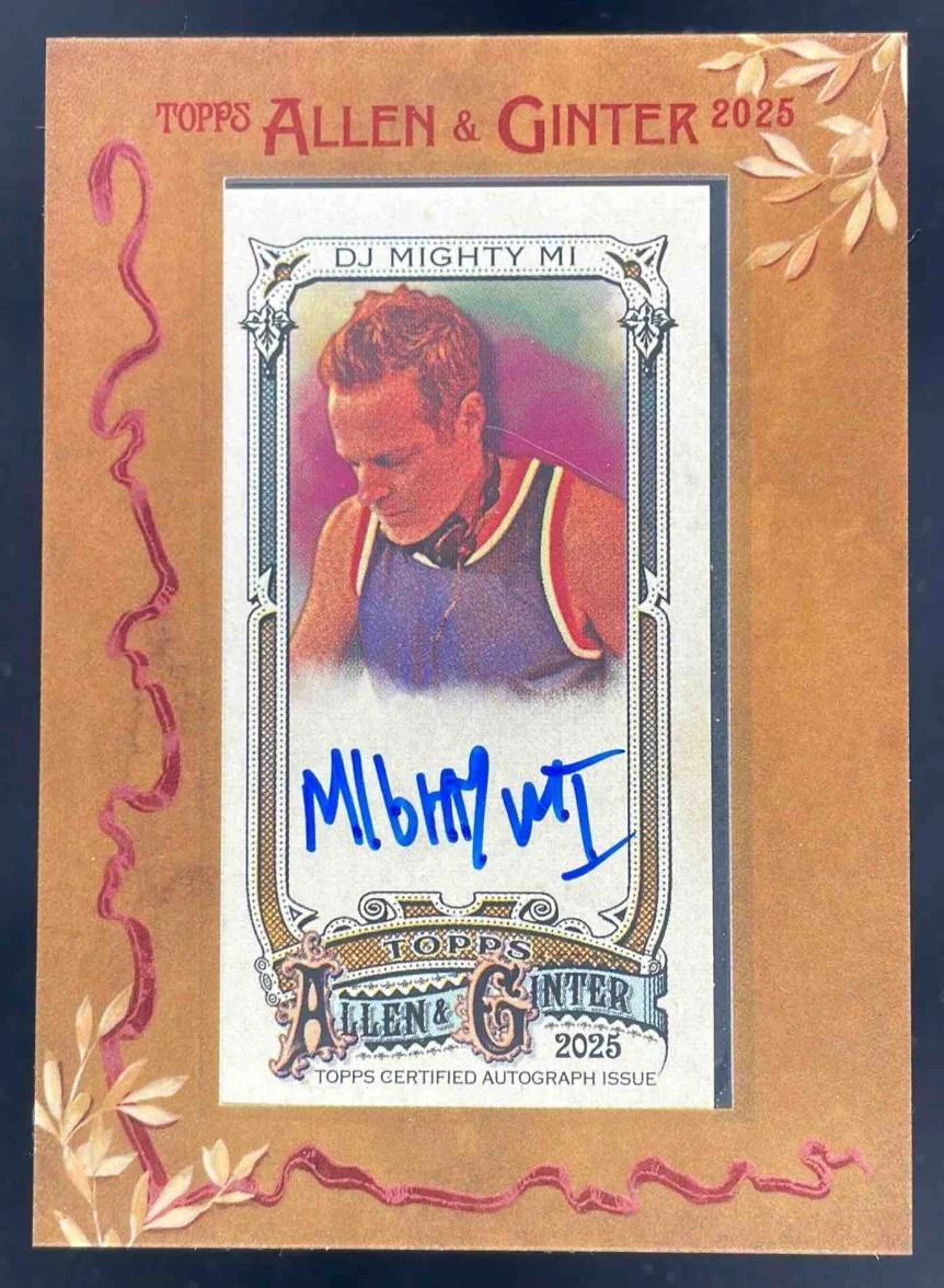 2025 Topps Allen & Ginter Framed Mini Non-Baseball #MA-DMM DJ Mighty Mi Auto