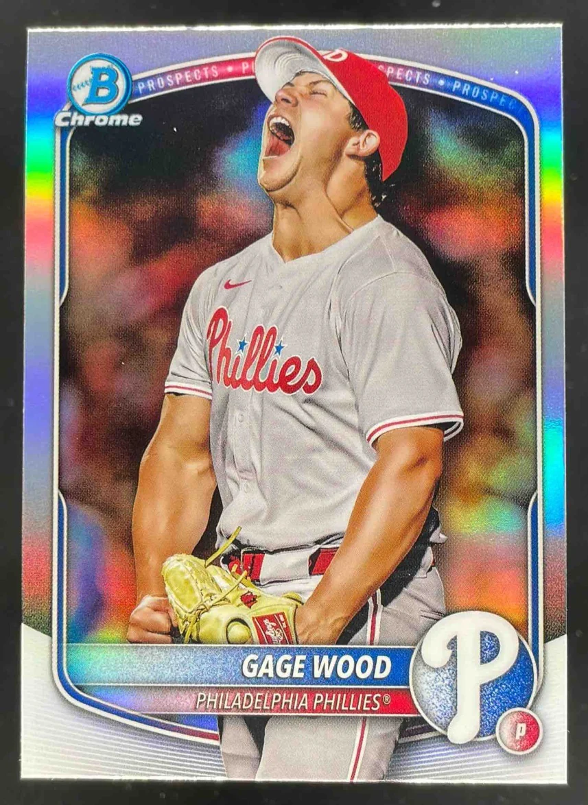 2025 Bowman Draft Chrome Image Variation #BDC-4 Gage Wood RC SSP