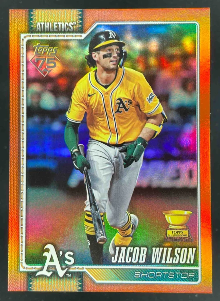 2026 Topps Orange Rainbow Foil #240 Jacob Wilson /25
