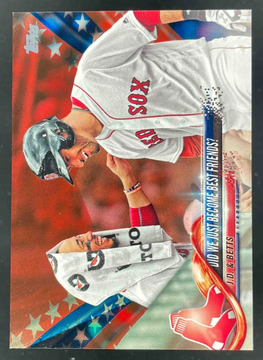 2018 Topps Update Independence Day #US69 Boston Red Sox /76