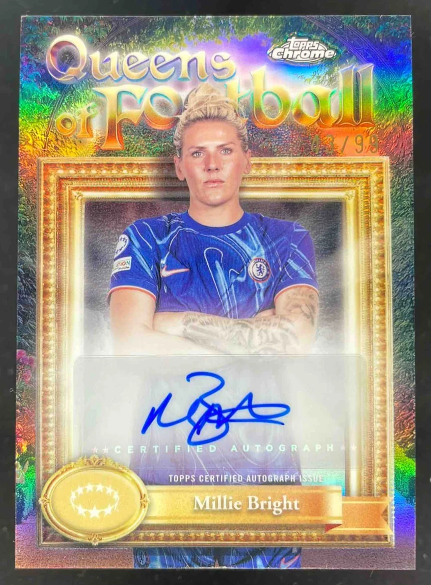 2024-25 Topps Chrome Queens of Football #QFA-MB Millie Bright Auto /99