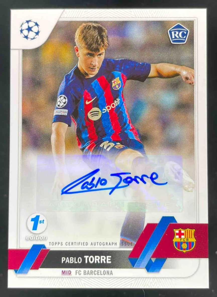 2022-23 Topps 1st Edition First Edition #A1-PT Pablo Torre Auto /75